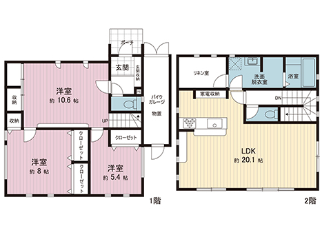 中古戸建 袖ケ浦市のぞみ野 JR久留里線横田駅 2,480万円