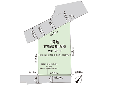 土地 宇都宮市宝木本町 東武宇都宮線東武宇都宮駅 1,490万円