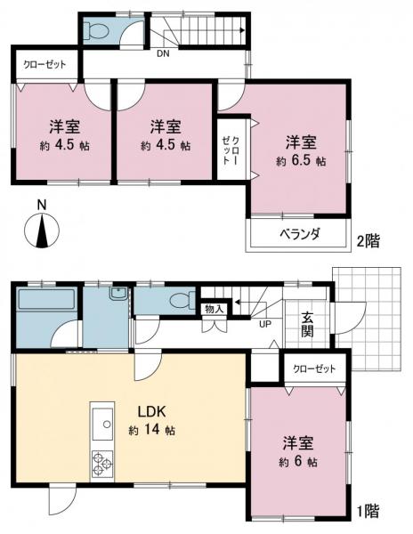 中古戸建 宇都宮市御幸本町 宇都宮芳賀ライト線陽東３丁目駅 2,149万円