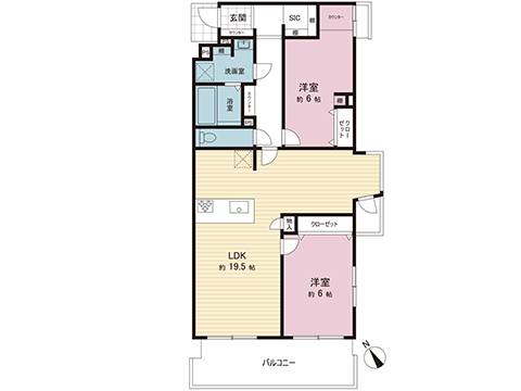 中古マンション 大和市下鶴間 小田急江ノ島線南林間駅 3,780万円