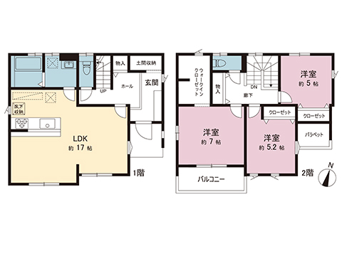 新築戸建 宇都宮市岩曽町 JR東北本線（宇都宮線）岡本駅 3,080万円
