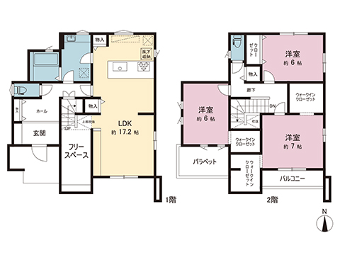 新築戸建 宇都宮市インターパーク３丁目 JR東北本線 (宇都宮線）雀宮駅 4,700万円