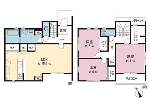 新築戸建 宇都宮市滝の原３丁目 東武宇都宮線南宇都宮駅 3,480万円
