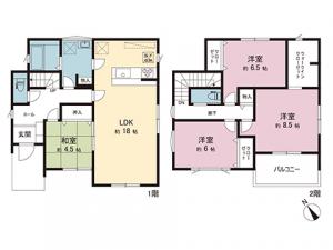 新築戸建 宇都宮市滝の原３丁目12-1 東武宇都宮線南宇都宮駅 37800000