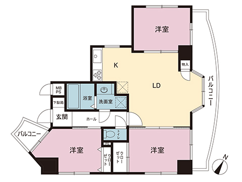 中古マンション 相模原市中央区上溝６丁目 JR相模線上溝駅 1,790万円