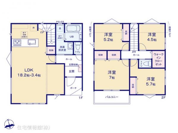 新築戸建 千葉県船橋市芝山７丁目12 東葉高速鉄道飯山満駅 4,899万円