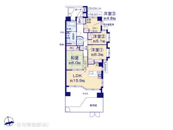 中古マンション 神奈川県横浜市金沢区富岡東５丁目 京急本線京急富岡駅 2,680万円