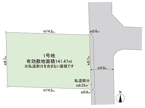 土地 宇都宮市泉が丘６丁目 宇都宮芳賀ライト線峰駅 2,340万円