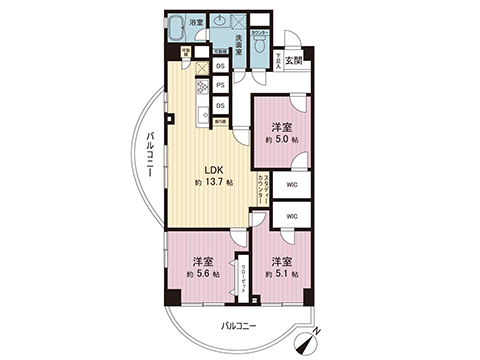 中古マンション 千葉市稲毛区小仲台４丁目 JR総武本線稲毛駅 2,280万円