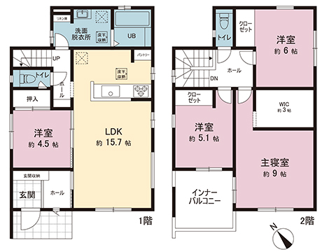 新築戸建 宇都宮市駒生町 東武宇都宮線東武宇都宮駅 3,398万円