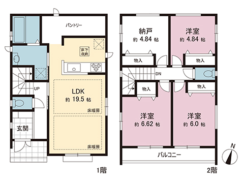 新築戸建 さいたま市南区文蔵５丁目 JR武蔵野線南浦和駅 4,990万円