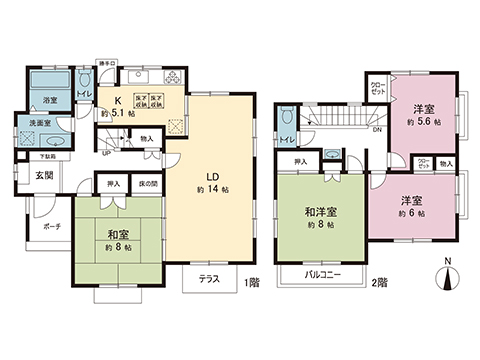 中古戸建 日高市横手２丁目 西武秩父線武蔵横手駅 2,180万円