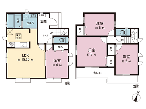 新築戸建 神奈川県横浜市港南区日限山３丁目 横浜市営地下鉄ブルーライン舞岡駅 5,690万円