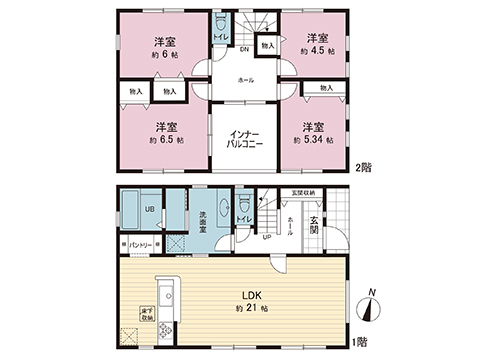 新築戸建 横浜市金沢区西柴２丁目 京急本線能見台駅 6,880万円