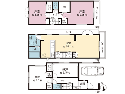 新築戸建 横浜市栄区桂町 JR根岸線本郷台駅 4,880万円