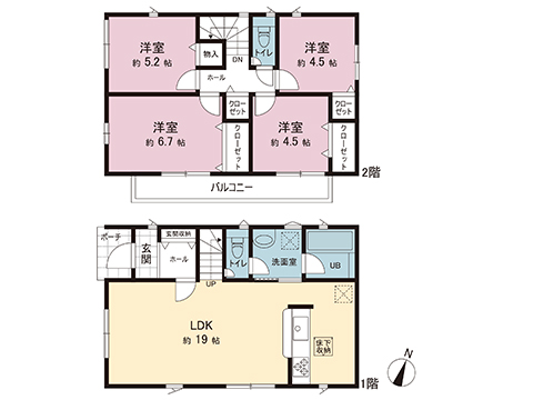 新築戸建 中郡大磯町高麗１丁目 JR東海道本線(東京〜熱海)大磯駅 3,580万円