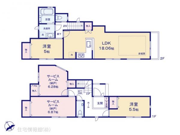 新築戸建 神奈川県川崎市宮前区馬絹１丁目15 東急田園都市線宮前平駅 8,398万円