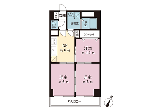 中古マンション 座間市相模が丘１丁目 小田急線小田急相模原駅 1,740万円