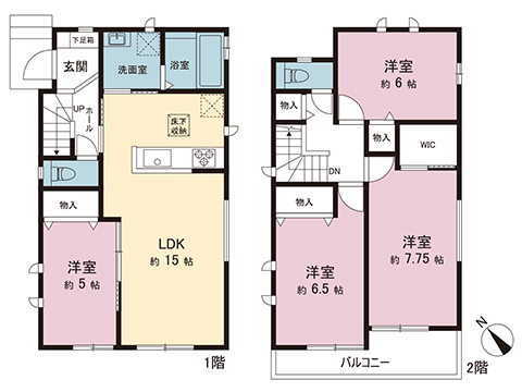 新築戸建 春日部市下蛭田 東武野田線豊春駅 2,890万円