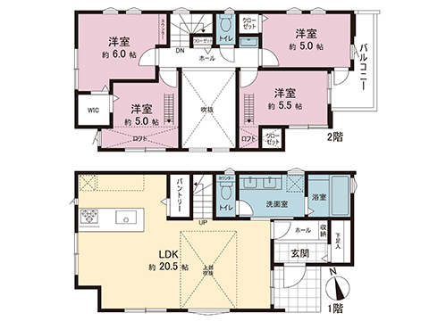新築戸建 横浜市泉区岡津町 JR東海道本線(東京〜熱海)戸塚駅 4,780万円