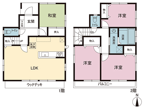中古戸建 川口市大字大竹 JR京浜東北線川口駅 2,480万円
