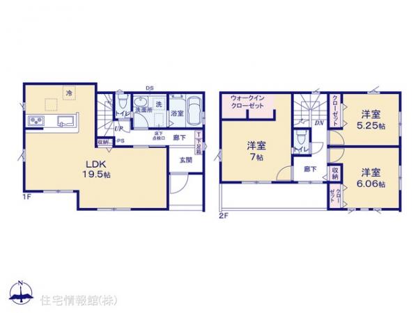新築戸建 埼玉県新座市石神２丁目11 西武池袋線ひばりヶ丘駅 3,899万円