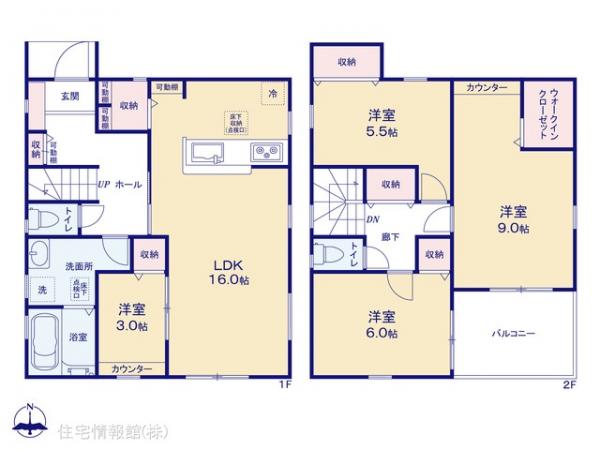 新築戸建 埼玉県三郷市鷹野４丁目153-1 千代田常磐線金町駅 3,880万円