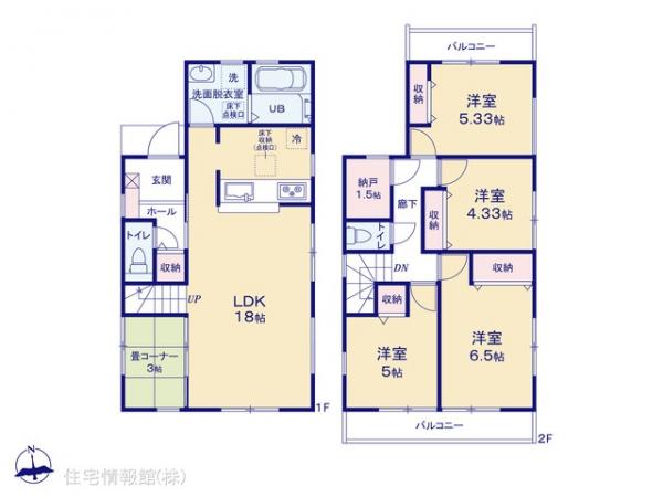 新築戸建 東京都八王子市丸山町36-18 JR中央線日野駅 2,790万円
