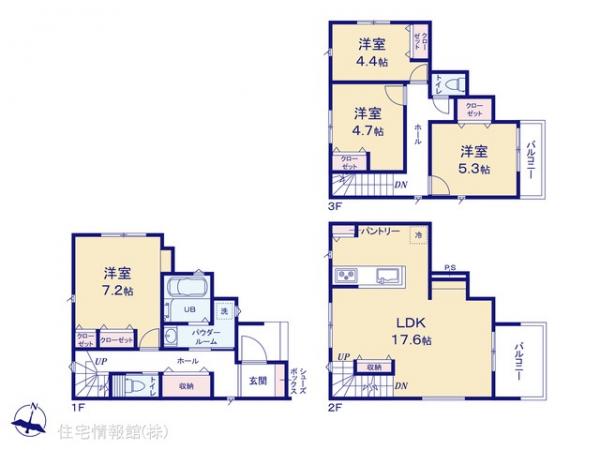 新築戸建 神奈川県横須賀市船越町１丁目36-6 京急本線京急田浦駅 3,090万円