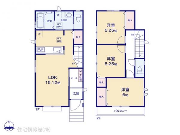 新築戸建 東京都八王子市散田町２丁目26-2 JR中央線西八王子駅 3,490万円