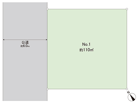 土地 東久留米市前沢４丁目 西武新宿線花小金井駅 3,380万円