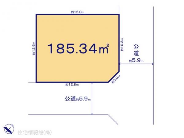 土地 千葉県千葉市美浜区磯辺７丁目38-1 JR京葉線検見川浜駅 5,300万円