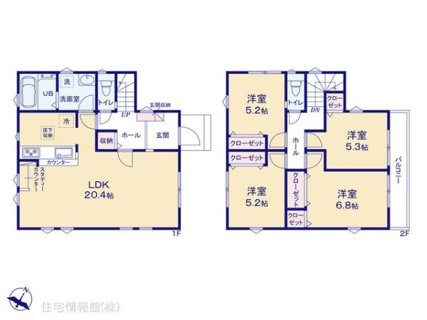 新築戸建 東京都町田市大蔵町1610-5 小田急線鶴川駅 4,599万円