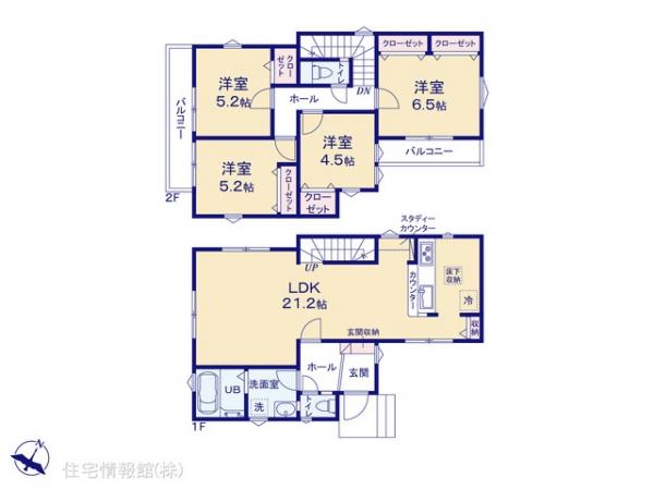 新築戸建 東京都町田市大蔵町1610-5 小田急線鶴川駅 4,299万円