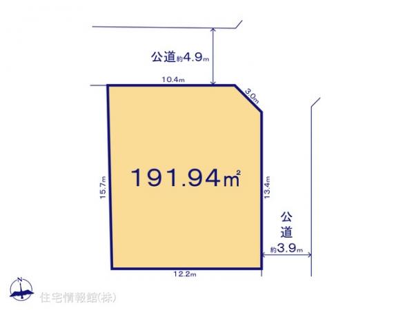 土地 千葉県千葉市花見川区長作台２丁目1682-106 京成本線実籾駅 2,348万円