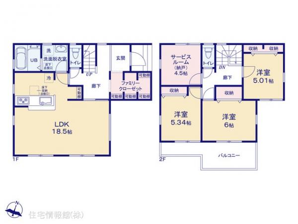 新築戸建 神奈川県藤沢市石川６丁目13-25 小田急江ノ島線湘南台駅 5,180万円