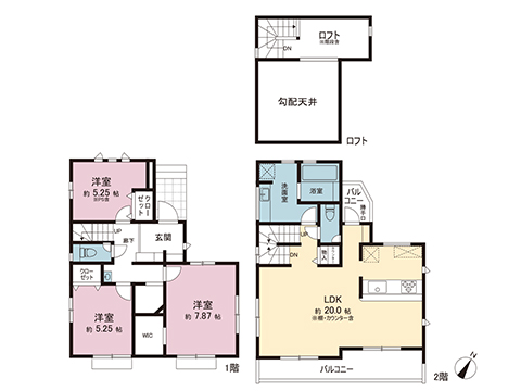 新築戸建 相模原市中央区緑が丘１丁目 JR横浜線淵野辺駅 3,980万円