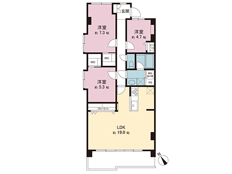 中古マンション 相模原市中央区小山２丁目 JR相模線南橋本駅 3,180万円