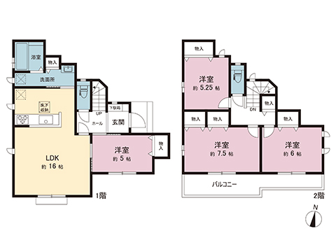 新築戸建 相模原市中央区陽光台４丁目 JR横浜線淵野辺駅 3,130万円