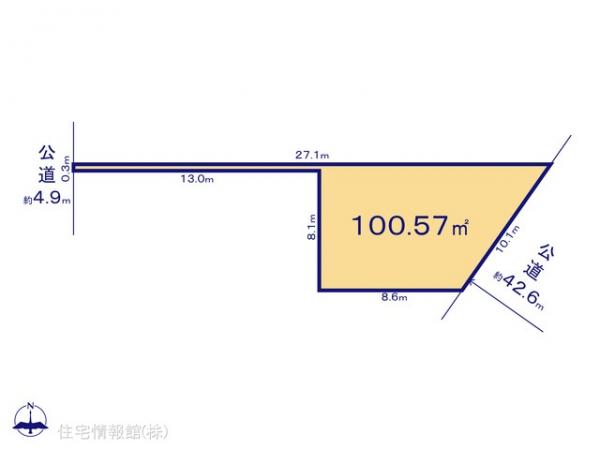土地 埼玉県さいたま市中央区上峰１丁目17-11 JR埼京線与野本町駅 2,180万円