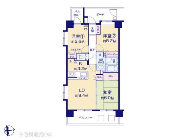 中古マンション 東京都足立区六月１丁目24-14 東武伊勢崎線竹ノ塚駅 2,980万円