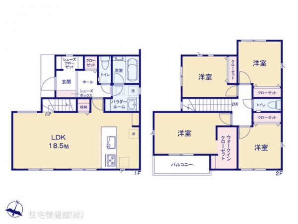 新築戸建 神奈川県愛甲郡愛川町中津1833-6 小田急線本厚木駅 2,980万円