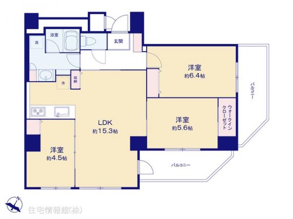 中古マンション 神奈川県横浜市南区山王町１丁目8-2 横浜市営地下鉄ブルーライン阪東橋駅 5,780万円
