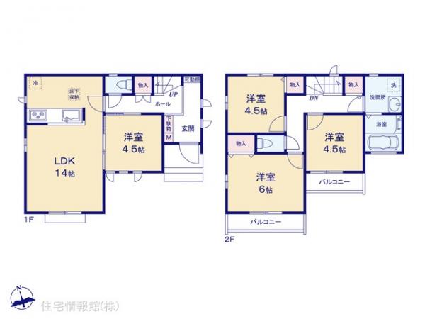 新築戸建 千葉県船橋市東船橋５丁目11-17 JR中央・総武線東船橋駅 6,390万円