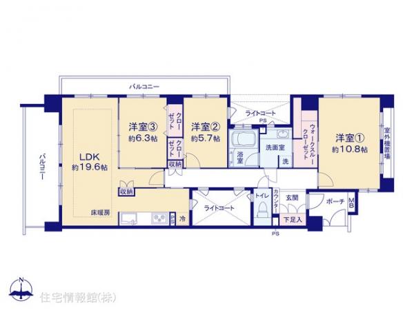 中古マンション 神奈川県川崎市宮前区潮見台8-10 小田急線新百合ヶ丘駅 5,299万円