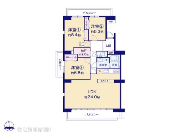 中古マンション 東京都町田市山崎町1356 小田急線町田駅 2,490万円