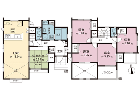 新築戸建 宇都宮市雀の宮７丁目 JR東北本線 (宇都宮線）雀宮駅 3,698万円