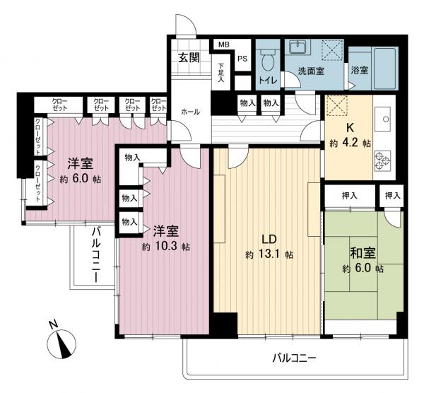 中古マンション 東京都八王子市元横山町２丁目 JR中央線八王子駅 2,780万円