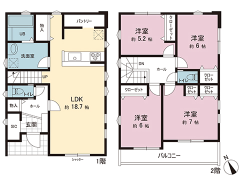 新築戸建 川崎市麻生区王禅寺東６丁目 小田急線柿生駅 5,299万円