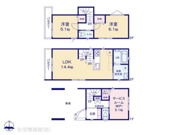 新築戸建 神奈川県横浜市西区西戸部町３丁目257-1 相鉄本線西横浜駅 4,280万円